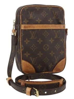 Authentic LOUIS VUITTON Monogram Cartesier MM
Shoulder Bag M51253 LV